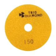 Диск алмазный гибкий шлифовальный 100 № 150 TRIO-DIAMOND (с подачей воды)