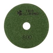 Диск алмазный гибкий шлифовальный 100 № 800 TRIO-DIAMOND (с подачей воды)