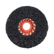 Диск зачистной полимерный 125*22,2 РОСОМАХА коралловый, на пылевыводящей основе