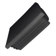 Заглушка для труб квадрат. 50х50мм, черная