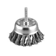 Крацовка для дрели 75мм чашеобразная витая 0,5мм PIT