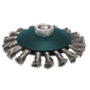 Крацовка для УШМ 100мм дисковая коническая витая (М14) №61 ПрофОснастка Мастер