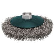 Крацовка для УШМ 100мм дисковая коническая гофрированная (М14) №55 ПрофОснастка Мастер