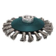 Крацовка для УШМ 115мм дисковая коническая витая (М14) №62 ПрофОснастка Мастер