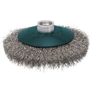 Крацовка для УШМ 115мм дисковая коническая гофрированная (М14) №56 ПрофОснастка Мастер