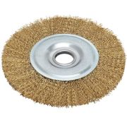 Крацовка для УШМ 125мм дисковая гофрированная латунированная 0.3мм (22мм) Cutop Profi