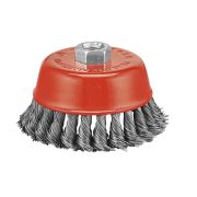 Крацовка для УШМ 125мм чашеобразная витая 0,5мм (М14) PIT