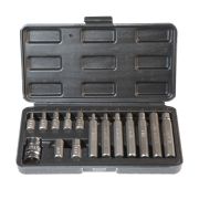 Набор бит АвтоDело Hex - 30/75мм (40645), 15пр, пласт.кейс