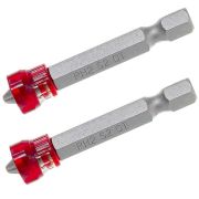 Насадка-бита PH 2*50 Quadro Torsion с магнитной насадкой, с ограничителем (2шт/уп)