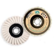 Круг полировальный лепестковый торцевой из натурального войлока 125 мм РОСОМАХА