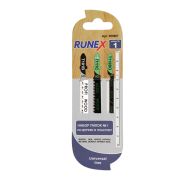 Набор полотен для лобзика Runex №1 T101B/T111C/T119BO (дер, пласт)