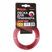 Леска для триммера 1.6мм*15м, квадрат ЛЕВША