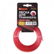 Леска для триммера 2.0мм*15м, квадрат ЛЕВША