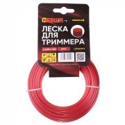 Леска для триммера 2.4мм*15м, круглая ЛЕВША
