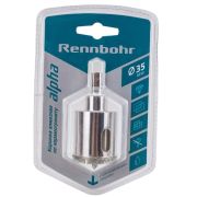 Коронка по керамике, керамограниту с центр.сверлом 35мм Rennbohr