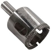 Сверло по керамограниту/кафелю алмазное трубчатое 30 мм. Левша