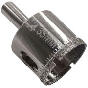 Сверло по керамограниту/кафелю алмазное трубчатое 35 мм. Левша