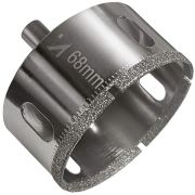 Сверло по керамограниту/кафелю алмазное трубчатое 68 мм. Левша