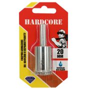 Сверло по керамограниту/кафелю алмазное трубчатое Hardcore 20мм