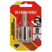 Сверло по керамограниту/кафелю алмазное трубчатое Hardcore 30мм