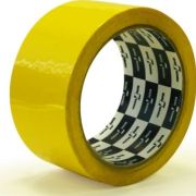 Скотч упаковочный желтый 50мм*76м Klebebander