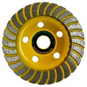 Чашка алмазная шлифовальная 125мм ТУРБО по бетону, РОСОМАХА