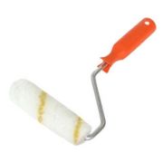 Мини-валик полиамид «Желтая полоса» 100мм, ворс 11мм, d15мм, DECOR, серия «Антошка»