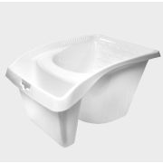 Ковш для краски 220*180*120мм белый, 1,2л, DECOR, серия «BW»