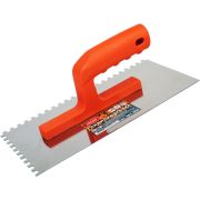 Гладилка зубчатая 280х130мм DЕCOR, нерж. сталь 0,7мм, зуб 6х6мм