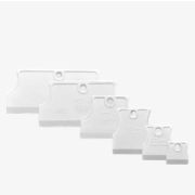 Шпатель резиновый 40мм, DECOR, белый