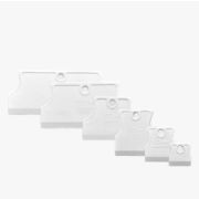 Шпатель резиновый 100мм, DECOR, белый