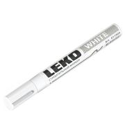 Маркер-краска белый LEKO нитро-основа, алюминиевый корпус