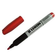 Маркер перманентный красный LEKON ECONOM