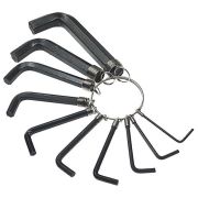 Набор 6-гранных ключей Практик Стандарт 1,5-10мм на кольце, 10 предметов