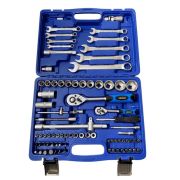 Набор головок и инструмента Левша 1/4«-1/2» 82пр., пласт. кейс