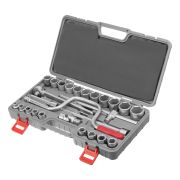 Набор головок шоферский НИЗ №4 «А», 26пр (10-32), пласт. кейс