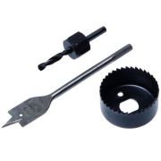 Набор для установки врезных замков Remocolor, 3 предм (перов.сверло 22мм, центрир.св., коронка 54мм)