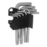 Набор ключей Torx-Tempered Сибртех TT10-50мм (с отверстием), 9 предметов