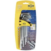 Набор ключей Torx NOX №10-50, 9 предметов сред. длины, хром-ван. сталь