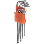 Набор ключей Torx АвтоDело T10-T50 (с отверстием), 9 предметов (39151)