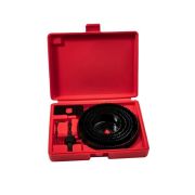 Набор коронок по дереву PIT 8 предметов (51-102мм), держатель с ключом