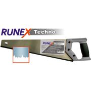 Ножовка по дереву Runex Techno 400мм прямой зуб 7 з/д: 4-0-4-0 закал. быстрый распил 2-комп. ручка