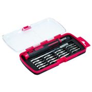 Отвертка с насадками (набор) прецизионные, 18 предметов