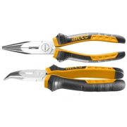 Длинногубцы (тонкогубцы) изогнутые INGCO HBNP08168, 160мм