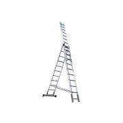 Лестница 3-секционная 11 ступеней Remocolor 3*11, универсальная, алюминиевая