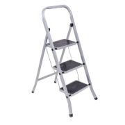 Стремянка 3 ступени стальная, Remocolor широкие ступени