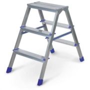 Стремянка двухсторонняя 3 ступени ДЛС3 (Ника)