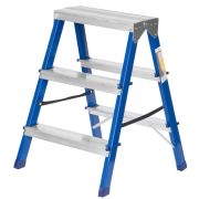 Стремянка двухсторонняя 3 ступени стальная Remocolor