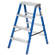 Стремянка двухсторонняя 4 ступени стальная Remocolor