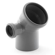 Отвод канализационный 110х50 - 45° левый